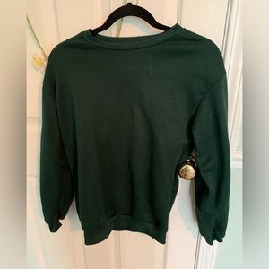 SHEIN Solid Round Neck Thermal Lined Sweatshirt
